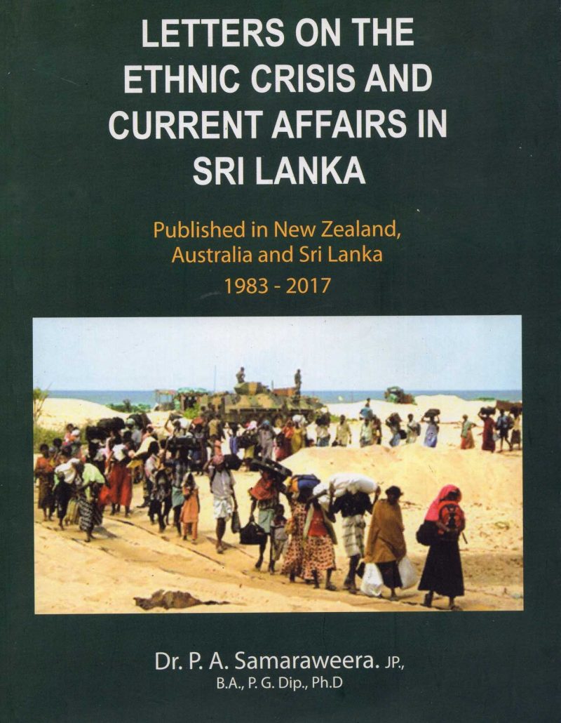 LETTERS ON THE ETHNIC CRISIS AND CURRENT AFFAIRAS IN SRI LANKA <table> <tbody> <tr style="height: 23px"> <td style="height: 23px">Category</td> <td style="height: 23px">ENGLISH POLITICAL</td> </tr> <tr style="height: 23px"> <td style="height: 23px">Language</td> <td style="height: 23px">ENGLISH</td> </tr> <tr style="height: 23px"> <td style="height: 23px">ISBN Number</td> <td style="height: 23px"></td> </tr> <tr style="height: 23px"> <td style="height: 23px">Publisher</td> <td style="height: 23px"> S,GODAGE AND BROTHERS  (PVT) LTD.</td> </tr> <tr style="height: 61.375px"> <td style="height: 61.375px">Author Name</td> <td style="height: 61.375px">P.A.SAMARAWEERA</td> </tr> <tr style="height: 21px"> <td style="height: 21px">Published Year</td> <td style="height: 21px"></td> </tr> <tr style="height: 23px"> <td style="height: 23px">Book Weight</td> <td style="height: 23px"></td> </tr> <tr style="height: 23px"> <td style="height: 23px">Book Size</td> <td style="height: 23px"></td> </tr> <tr style="height: 21px"> <td style="height: 21px">Pages</td> <td style="height: 21px"></td> </tr> </tbody> </table>