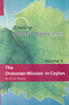 The Oratorian Mission in Ceylon - volume V