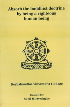 Absorb The Buddhist Doctrine by Being A Rightous Human Being