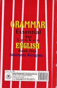 GRAMMAR Essential For Spoken ENGLISH - Book One