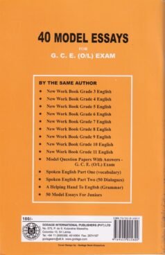 40 MODEL ESSAYS