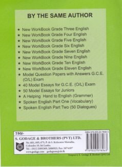 NEW WORKBOOK GRADE EIGHT ENGLISH