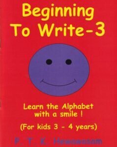 Beginning To Write - 3 (For kids 3 - 4 years)
