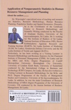 Application of Nonparametric Statistics in Human Resource Management and Planning