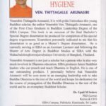 BUDDHISM AND HYGIENE