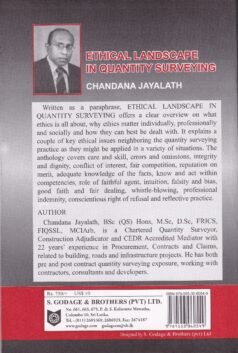 ETHICAL LANDSCAPE IN QUANTITY SURVEYING