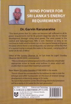 WIND POWER FOR SRI LANKA’S ENERGY REQUIREMENTS