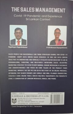 The Sales Management: Covid-19 Pandemic and Experience (Sri Lankan Context)